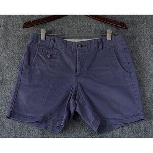 Dockers Womens Chino Shorts Sz 6 navy blue‎